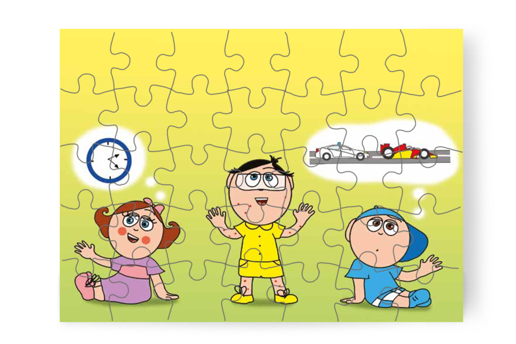 A barátoknak hiányzik Patrik – Patrik és a kiütések puzzle, 35 darab [TC23-14-P35]