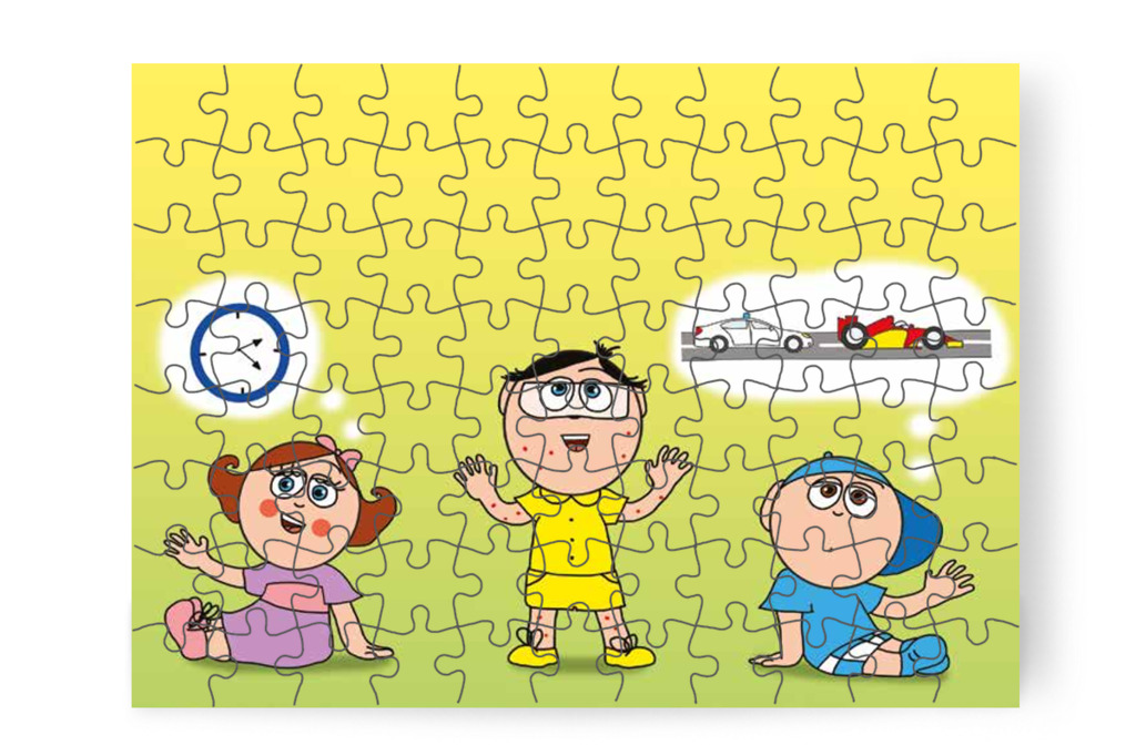 A barátoknak hiányzik Patrik – Patrik és a kiütések puzzle, 88 darab [TC23-14-P88]