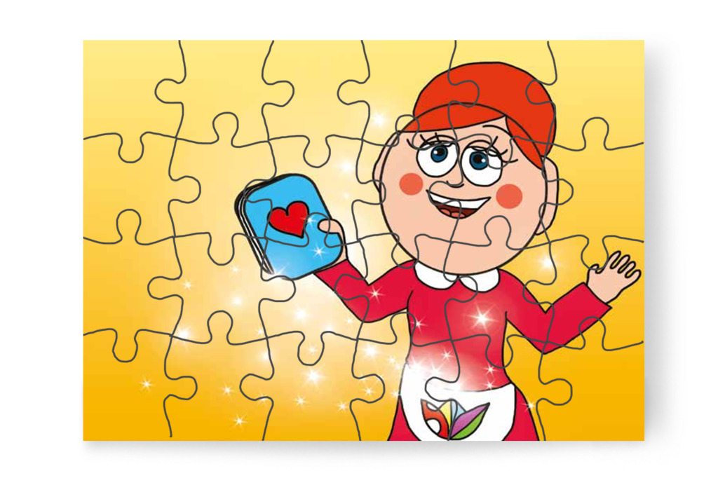Előkerül a Hiányzol füzet – Patrik és a kiütések puzzle, 24 darab [TC23-16-P24]