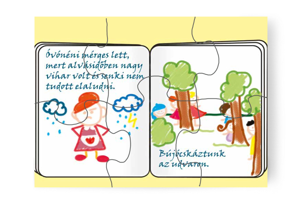 Óvónéni is ír Patriknak – Patrik és a kiütések puzzle, 6 darab [TC23-22-P06]