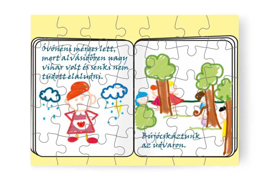 Óvónéni is ír Patriknak – Patrik és a kiütések puzzle, 35 darab [TC23-22-P35]