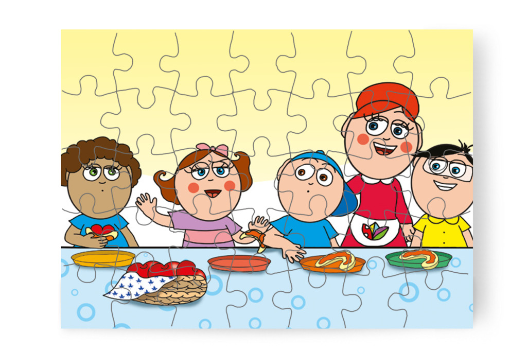 Márky könyöke a kiflibe ér – Márky szerelmes puzzle, 35 darab [TC24-02-P35]