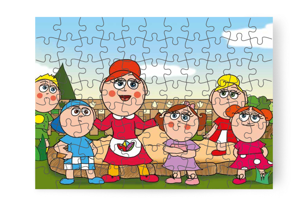 Óvónéni próbálja megállítani a vitát – Márky szerelmes puzzle, 88 darab [TC24-09-P88]