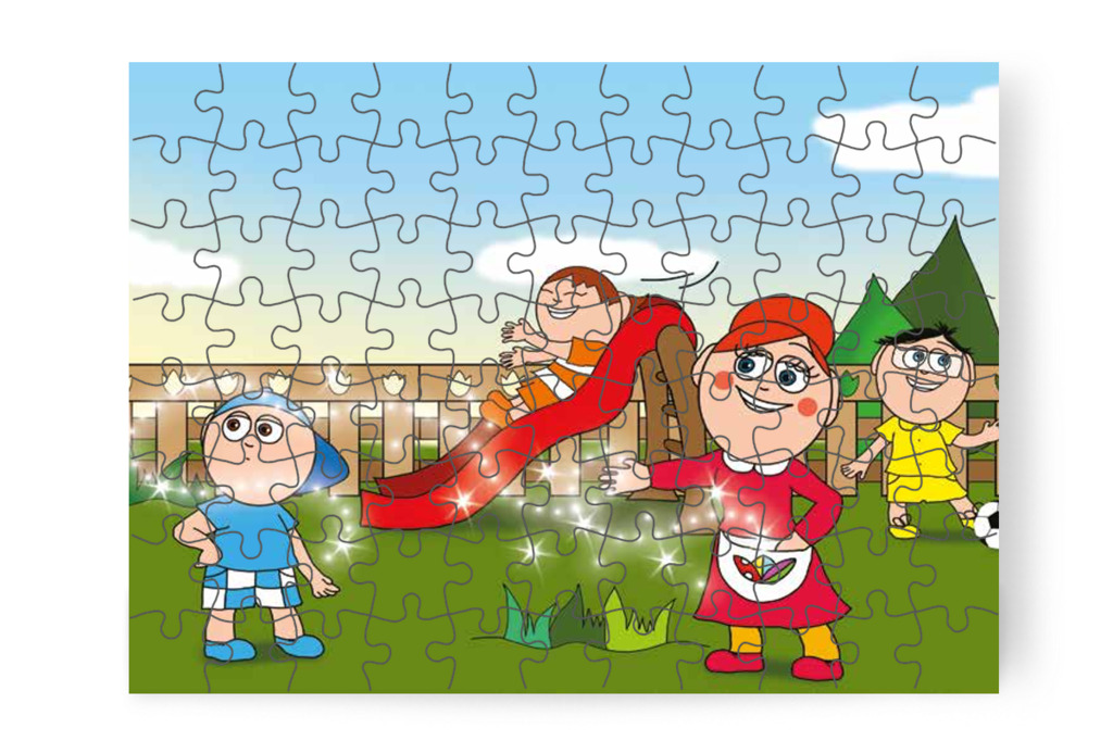 Óvónéni varázsporral próbál segíteni – Márky szerelmes puzzle, 88 darab [TC24-11-P88]