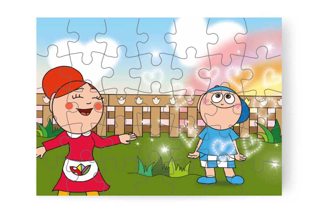 Márky hirtelen megnyugszik – Márky szerelmes puzzle, 35 darab [TC24-12-P35]