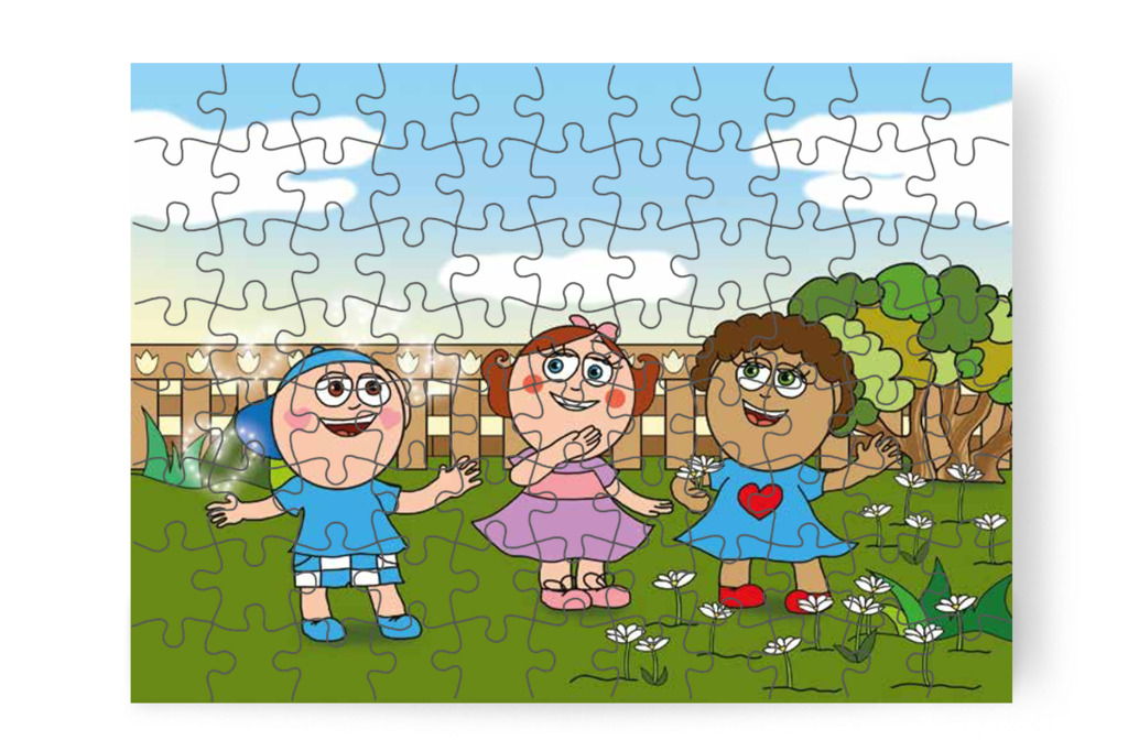 Együtt gyűjtenek pipitért – Márky szerelmes puzzle, 88 darab [TC24-15-P88]