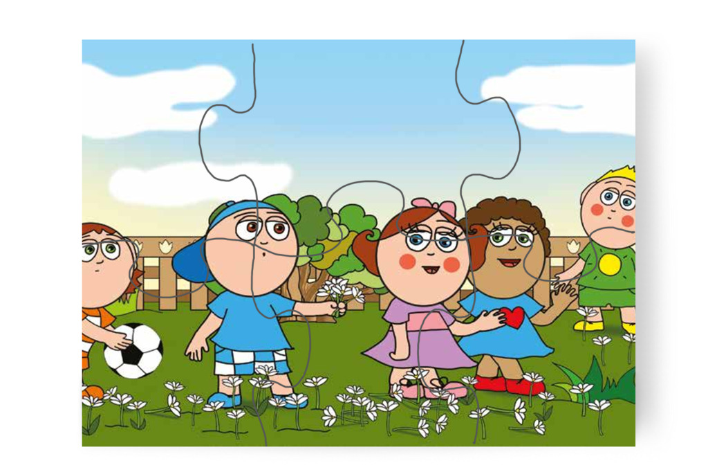 Natali nem fogadja el a virágokat – Márky szerelmes puzzle, 6 darab [TC24-19-P06]