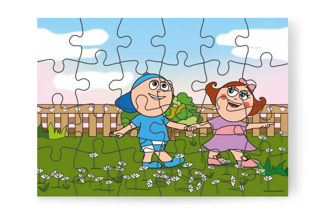 Natali visszahívja Márkyt játszani – Márky szerelmes puzzle, 24 darab [TC24-21-P24]