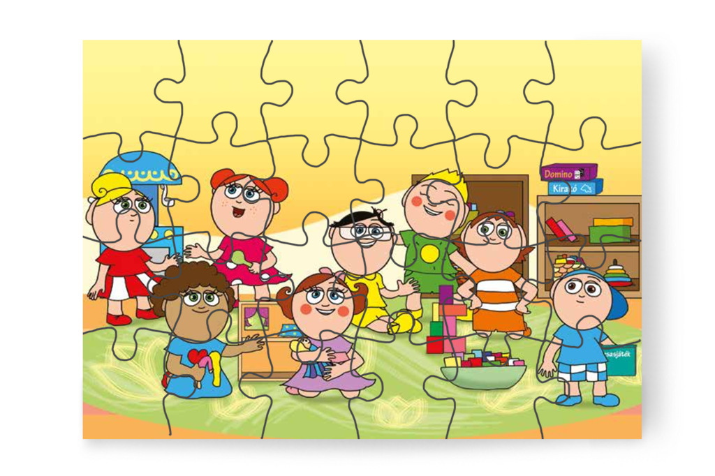 Játékos reggel a Tulipán Csoportban – Szerepcsere puzzle, 24 darab [TC29-01-P24]