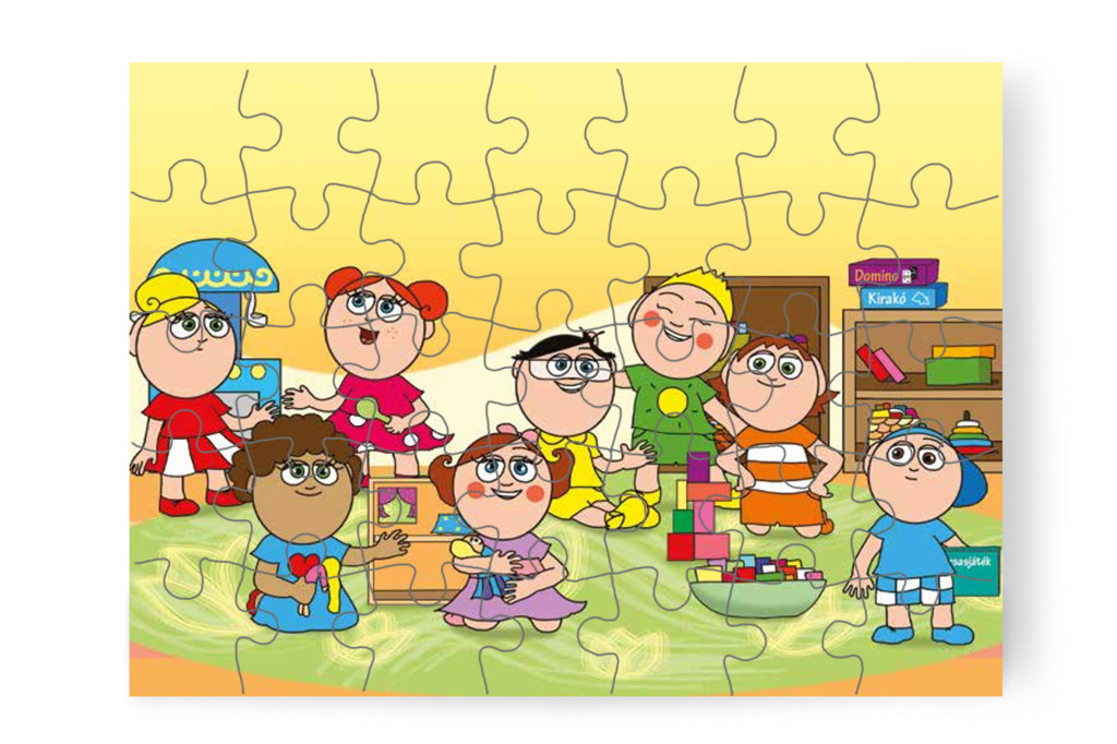 Játékos reggel a Tulipán Csoportban – Szerepcsere puzzle, 35 darab [TC29-01-P35]