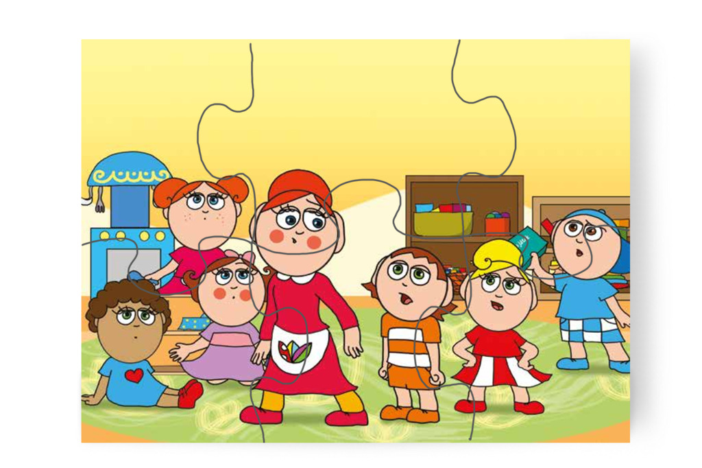 A gyerekek tiltakoznak a szabályok ellen – Szerepcsere puzzle, 6 darab [TC29-08-P06]