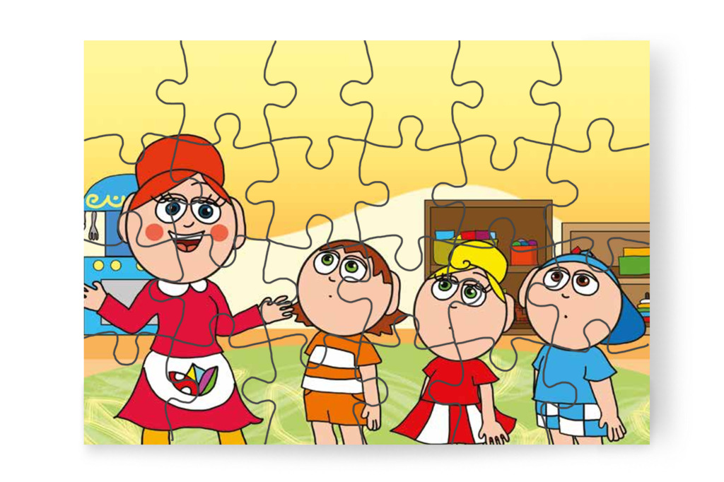 Óvónéni szerepcserét javasol – Szerepcsere puzzle, 24 darab [TC29-09-P24]
