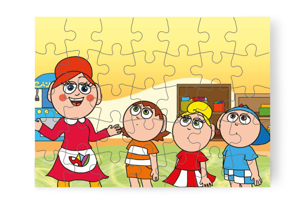 Óvónéni szerepcserét javasol – Szerepcsere puzzle, 35 darab [TC29-09-P35]