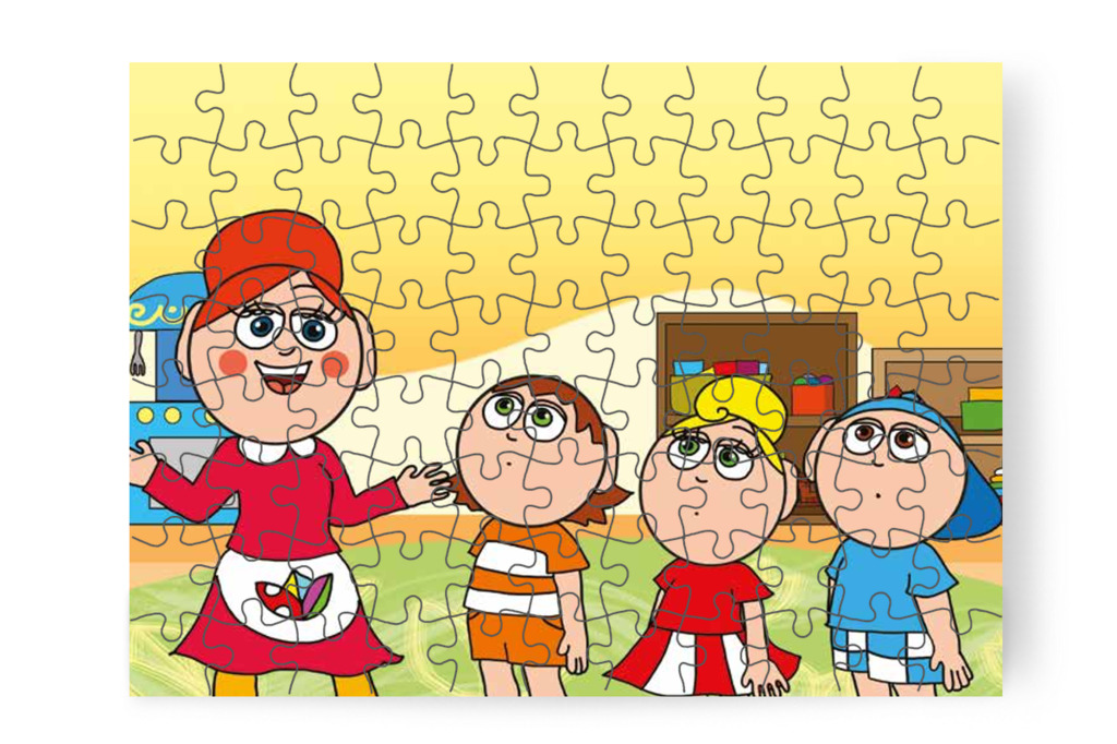 Óvónéni szerepcserét javasol – Szerepcsere puzzle, 88 darab [TC29-09-P88]