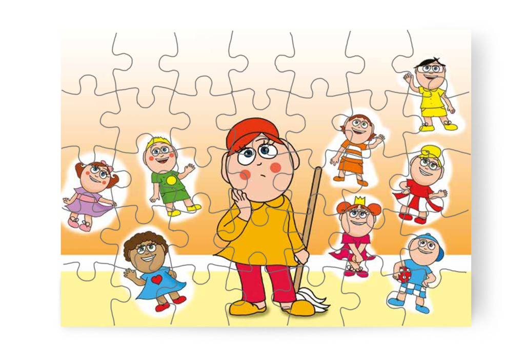 Óvónéninek hiányozni kezdenek a gyerekek – Mikor a gyerekek nem mehetnek az óvodába puzzle, 35 darab [TC25-10-P35]
