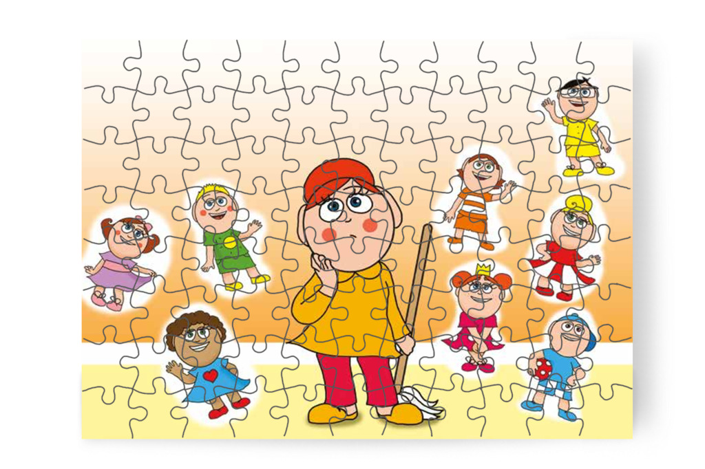 Óvónéninek hiányozni kezdenek a gyerekek – Mikor a gyerekek nem mehetnek az óvodába puzzle, 88 darab [TC25-10-P88]