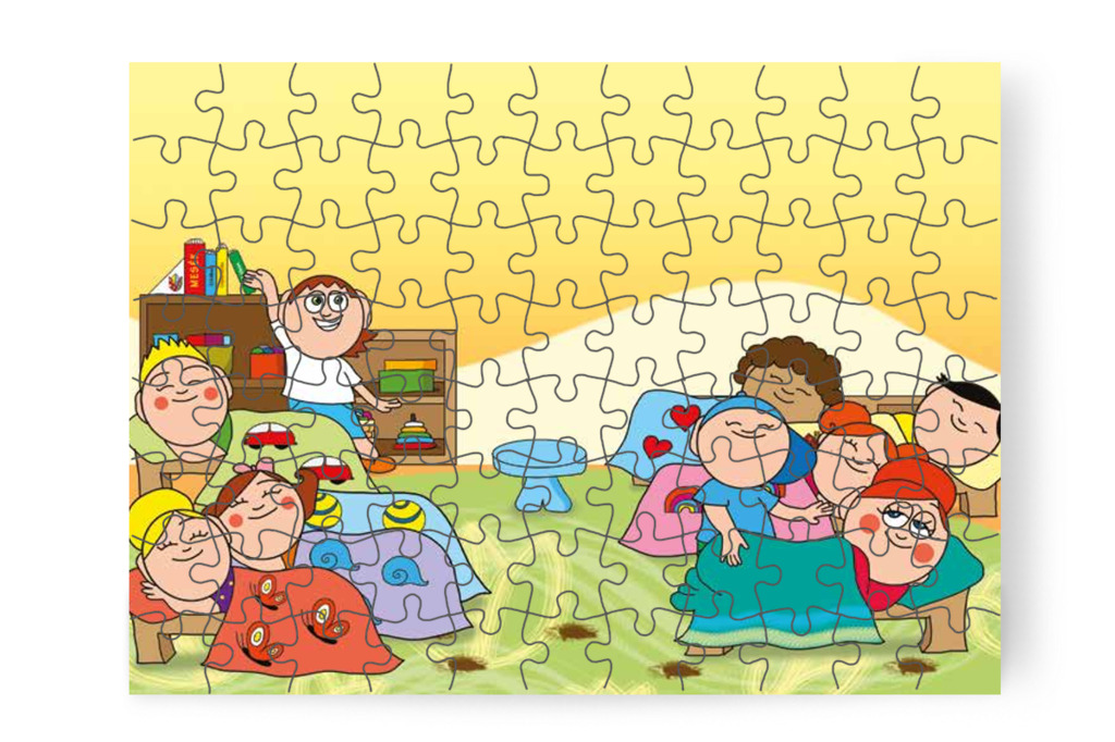 Óvónéni is ágyat kap – Szerepcsere puzzle, 88 darab [TC29-20-P88]