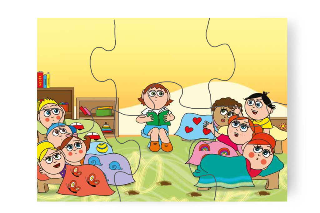 Mindenki másik mesét kér – Szerepcsere puzzle, 6 darab [TC29-21-P06]
