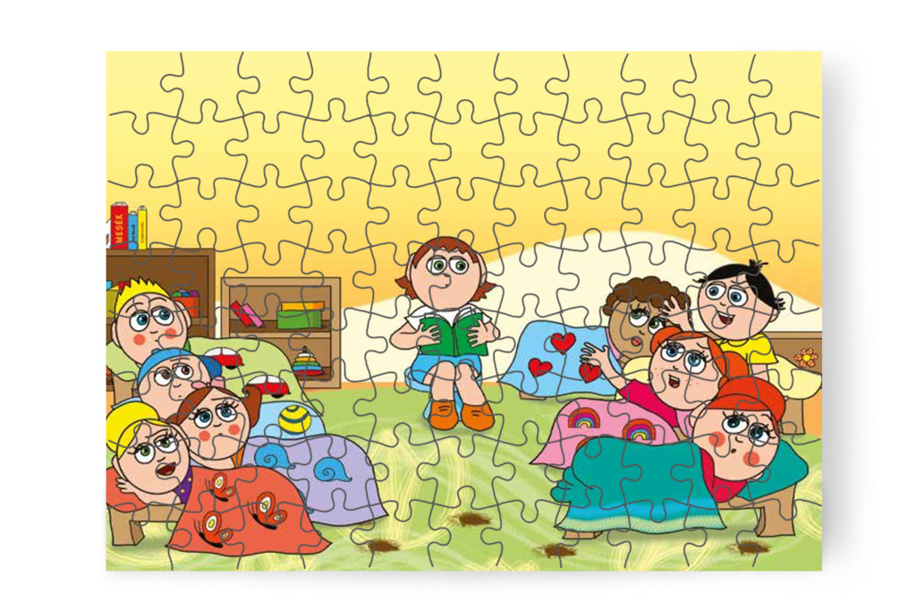 Mindenki másik mesét kér – Szerepcsere puzzle, 88 darab [TC29-21-P88]