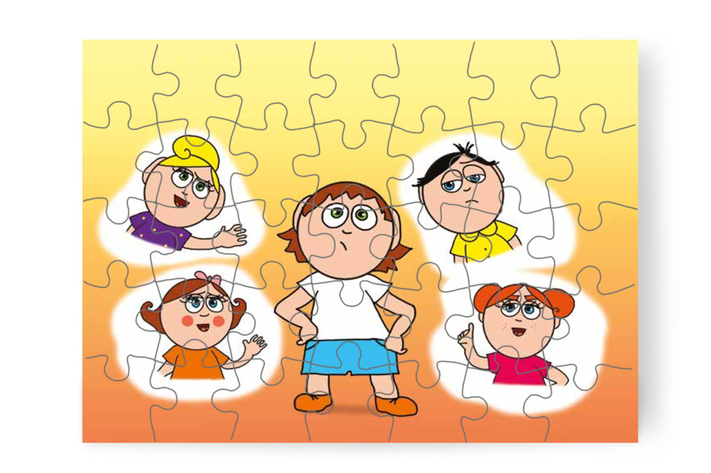 Ádám megérti Óvónéni nehézségét – Szerepcsere puzzle, 35 darab [TC29-22-P35]