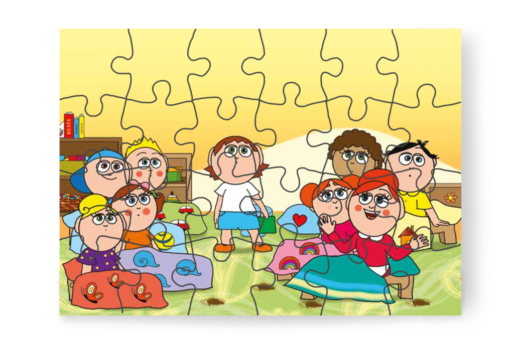 Óvónéni visszaveszi a szerepét – Szerepcsere puzzle, 24 darab [TC29-23-P24]