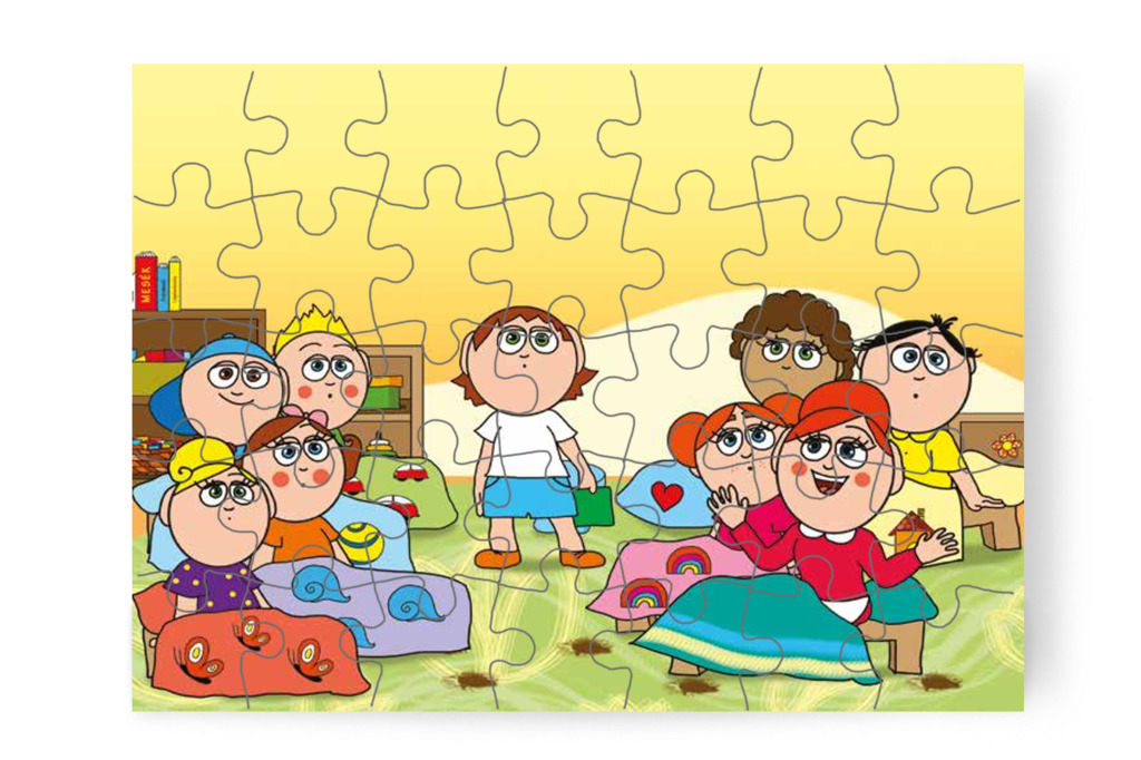 Óvónéni visszaveszi a szerepét – Szerepcsere puzzle, 35 darab [TC29-23-P35]