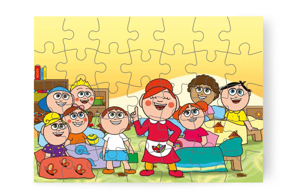 Óvónéni helyreteszi a napirendet – Szerepcsere puzzle, 35 darab [TC29-24-P35]