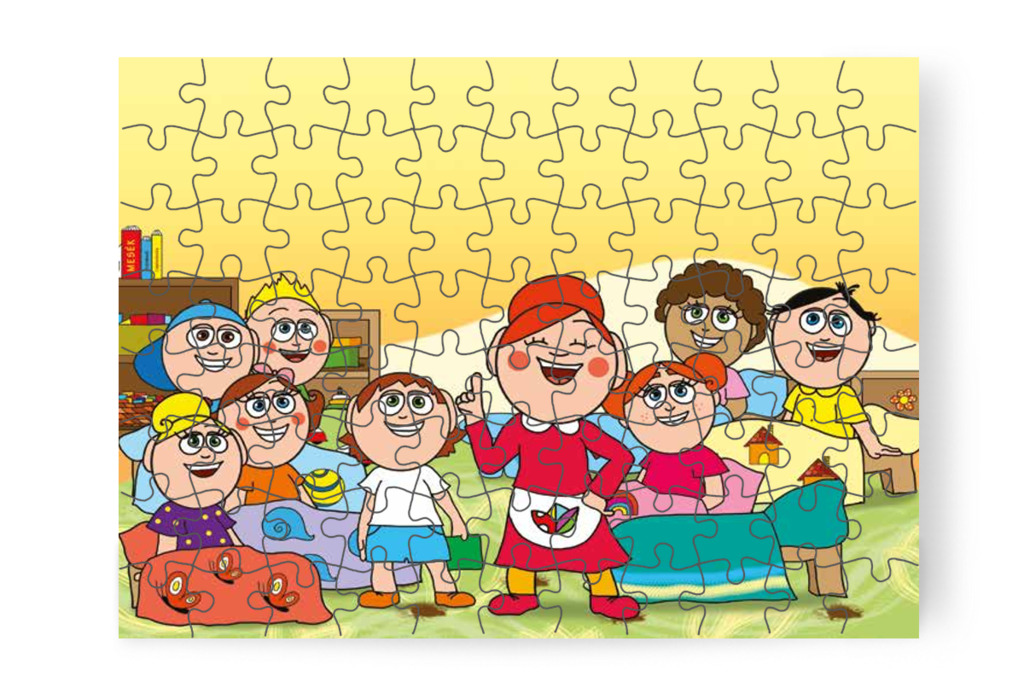 Óvónéni helyreteszi a napirendet – Szerepcsere puzzle, 88 darab [TC29-24-P88]
