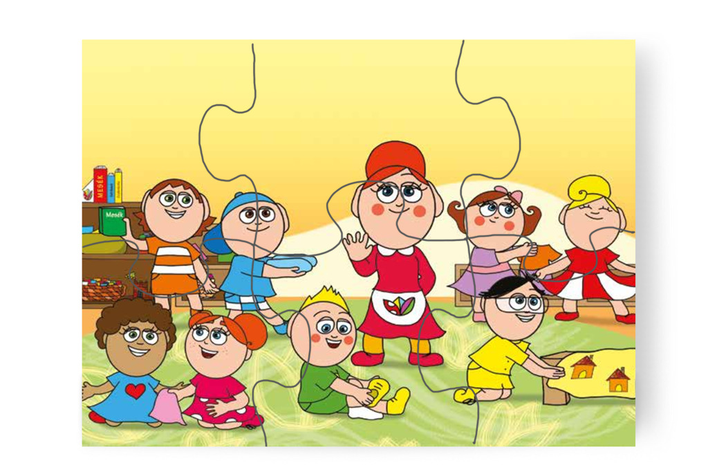 A gyerekek megértik a szabályokat – Szerepcsere puzzle, 6 darab [TC29-25-P06]