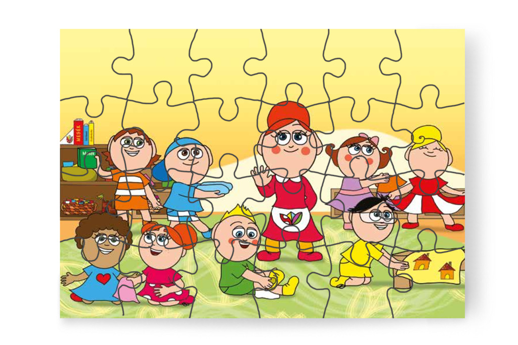 A gyerekek megértik a szabályokat – Szerepcsere puzzle, 24 darab [TC29-25-P24]