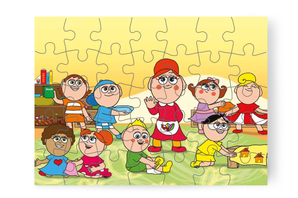 A gyerekek megértik a szabályokat – Szerepcsere puzzle, 35 darab [TC29-25-P35]