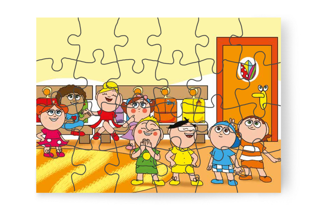 A Tulipán Csoport nyílt napra készül – Nyíltnap az iskolában puzzle, 24 darab [TC30-01-P24]