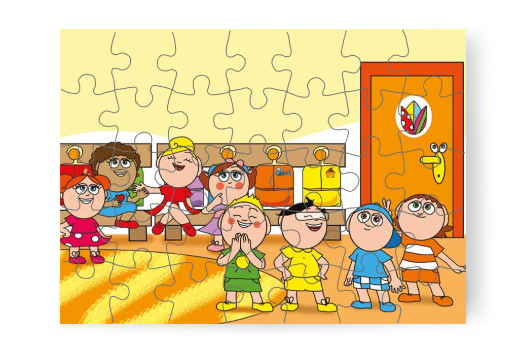 A Tulipán Csoport nyílt napra készül – Nyíltnap az iskolában puzzle, 35 darab [TC30-01-P35]