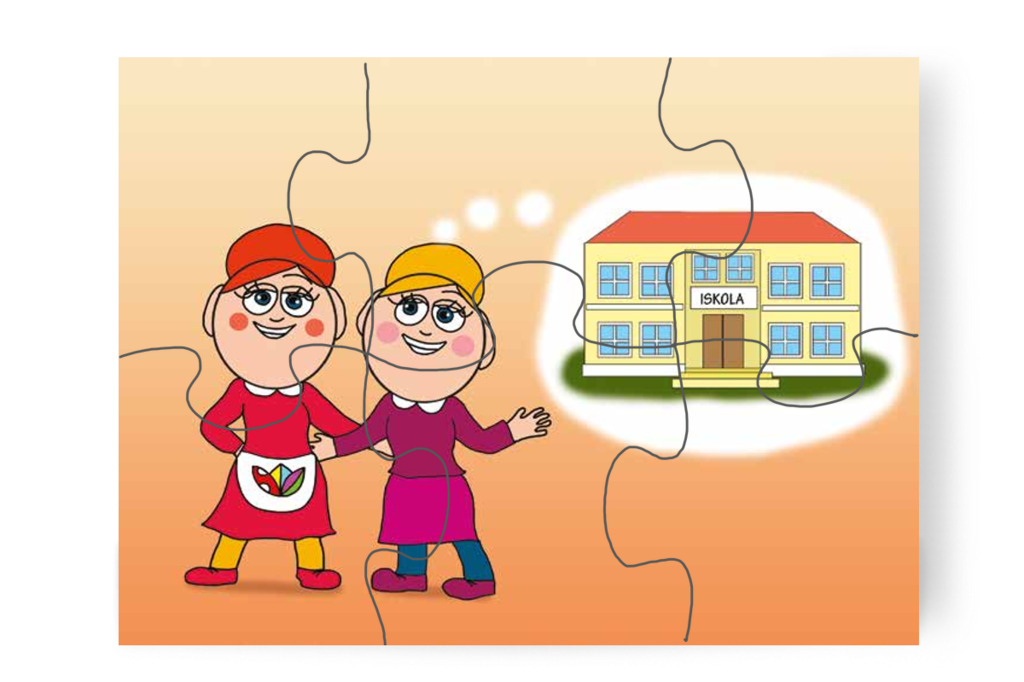 Nelli néni meghívja a csoportot – Nyíltnap az iskolában puzzle, 6 darab [TC30-02-P06]