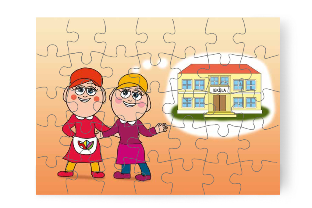 Nelli néni meghívja a csoportot – Nyíltnap az iskolában puzzle, 35 darab [TC30-02-P35]