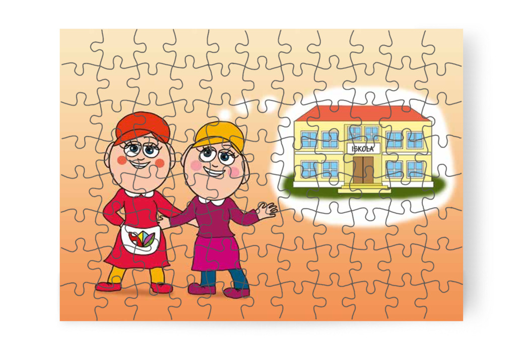 Nelli néni meghívja a csoportot – Nyíltnap az iskolában puzzle, 88 darab [TC30-02-P88]