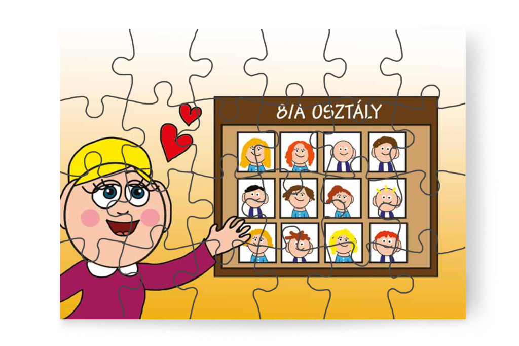 Nelli néni bemutatja a tablókat – Nyíltnap az iskolában puzzle, 24 darab [TC30-15-P24]