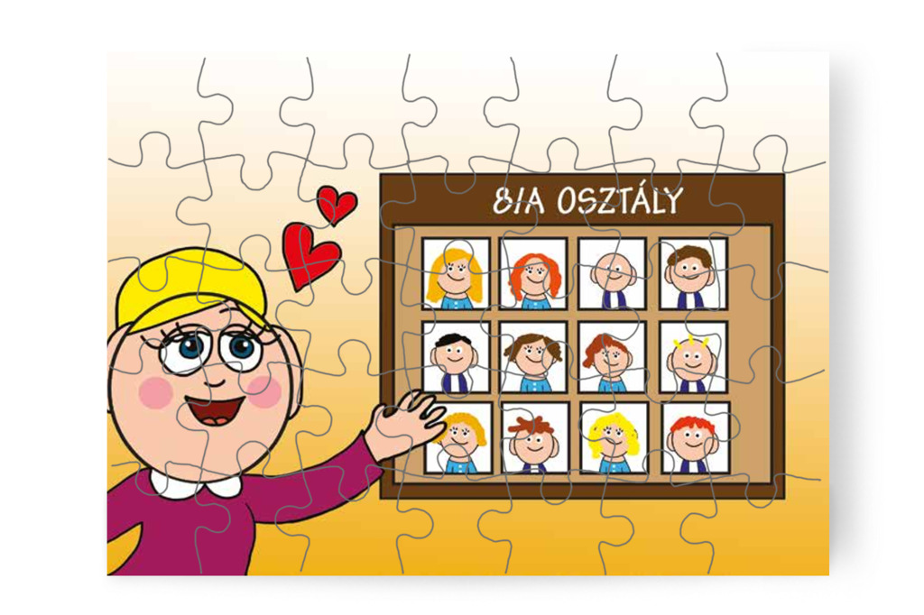 Nelli néni bemutatja a tablókat – Nyíltnap az iskolában puzzle, 35 darab [TC30-15-P35]