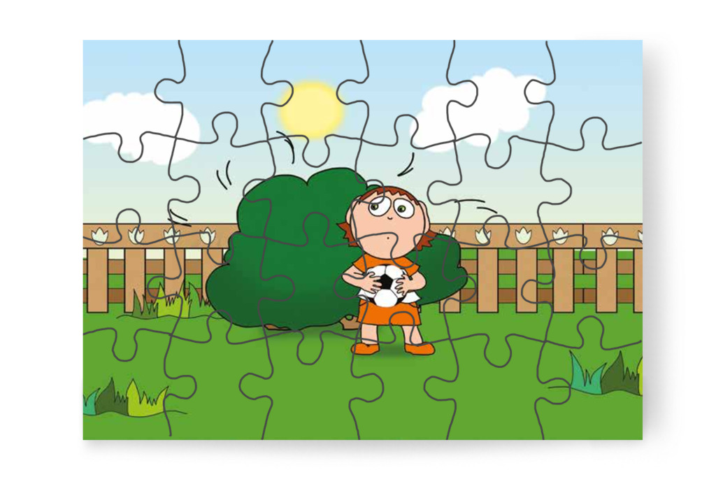 A bokor újra megzörren – Ádám és a zizegő bokor puzzle, 24 darab [TC26-06-P24]
