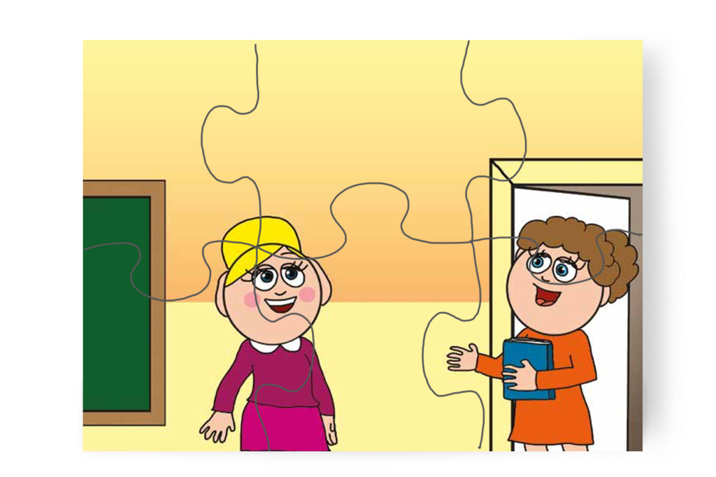Nelli néni kis időre kimegy – Nyíltnap az iskolában puzzle, 6 darab [TC30-22-P06]