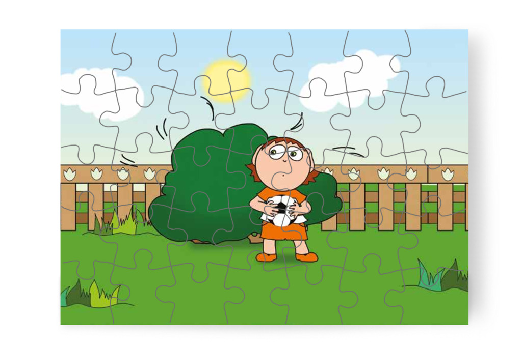 A bokor újra megzörren – Ádám és a zizegő bokor puzzle, 35 darab [TC26-06-P35]