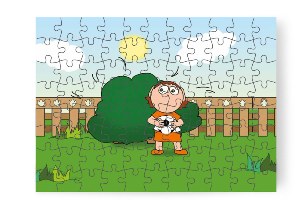 A bokor újra megzörren – Ádám és a zizegő bokor puzzle, 88 darab [TC26-06-P88]