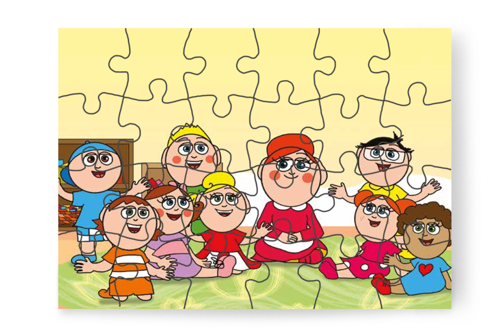 A nyílt nap után bátrabban várják az iskolát – Nyíltnap az iskolában puzzle, 24 darab [TC30-29-P24]