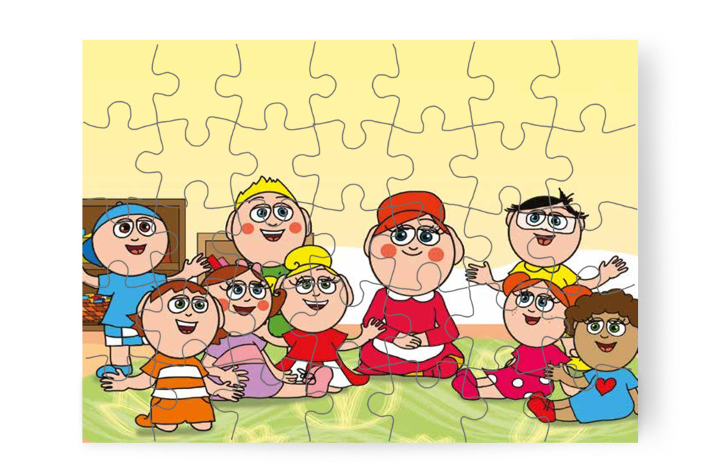 A nyílt nap után bátrabban várják az iskolát – Nyíltnap az iskolában puzzle, 35 darab [TC30-29-P35]