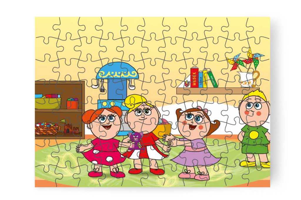 Natali kézbe veszi Foltit – Klára és az elveszett alvóka puzzle, 88 darab [TC31-04-P88]