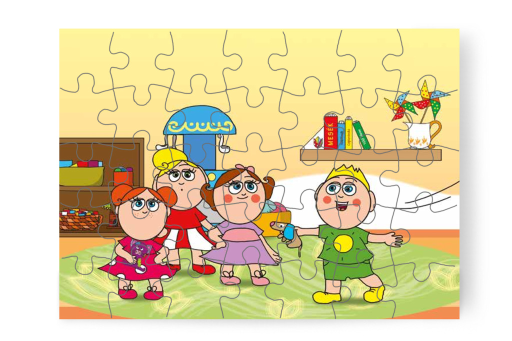 Patrik bemutatja Brúnó kutyust – Klára és az elveszett alvóka puzzle, 35 darab [TC31-05-P35]