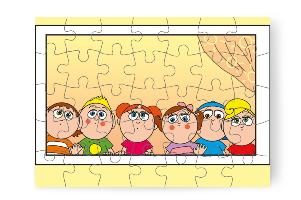 Bibi cica eltűnik az udvarról – Klára és az elveszett alvóka puzzle, 35 darab [TC31-08-P35]