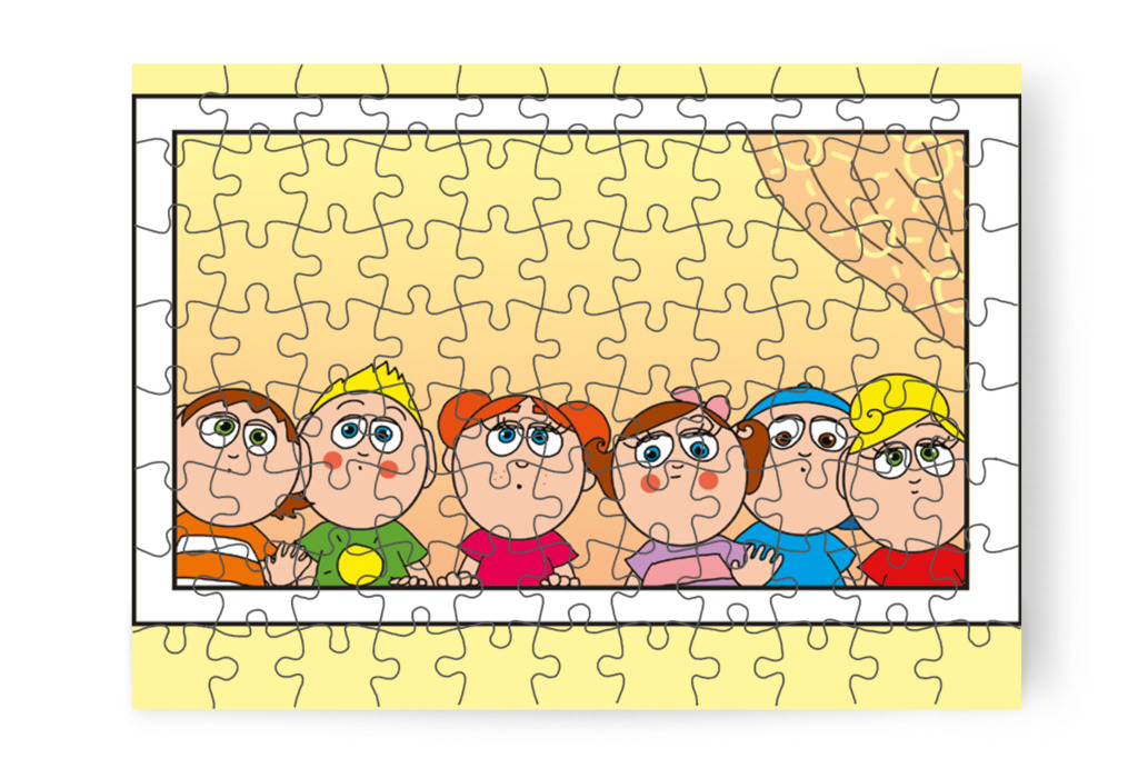 Bibi cica eltűnik az udvarról – Klára és az elveszett alvóka puzzle, 88 darab [TC31-08-P88]