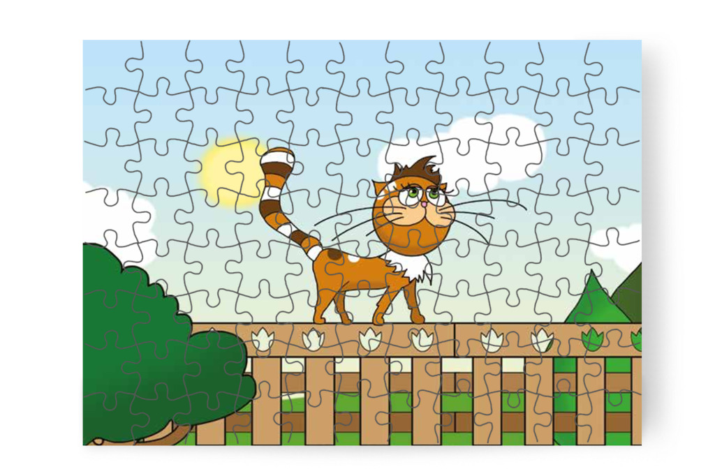 Bibi visszatér az óvoda kertjébe – Ádám és a zizegő bokor puzzle, 88 darab [TC26-24-P88]