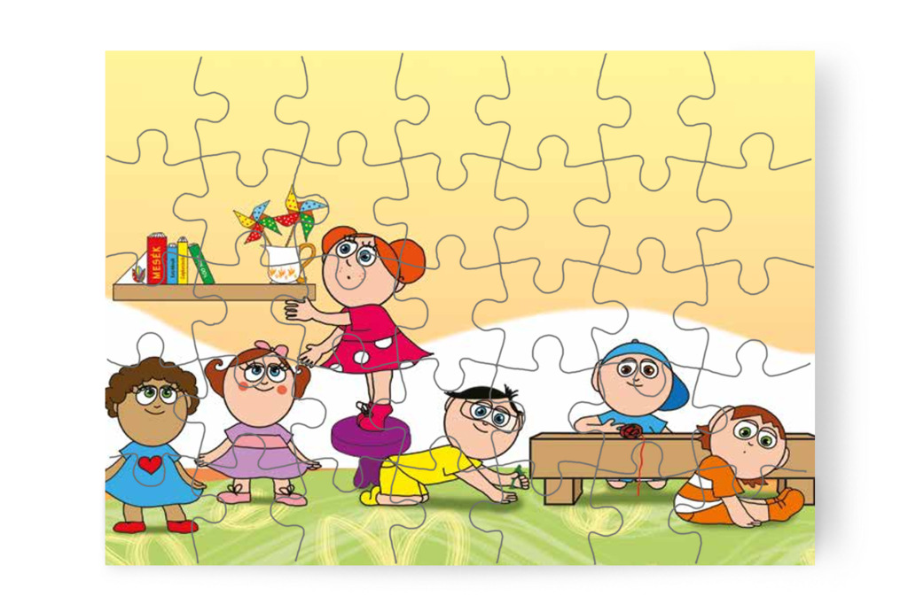A polcon és az ágy alatt is keresik – Klára és az elveszett alvóka puzzle, 35 darab [TC31-15-P35]